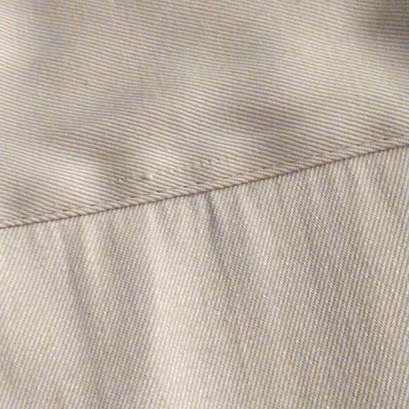 Vintage Haband Men's Size Large Solid Cream Full Zip Jacket with Pockets - Picture 13 of 16